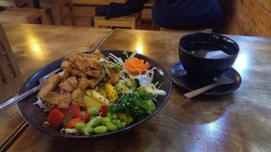 My tasty bowl at Sunshine Vegan Restaurant in Berlin