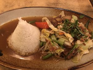 Spicy, fresh, delicious! at Sunshine Vegan Restaurant in Berlin