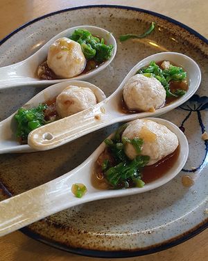 Scallop imitation (Starter / Snack) at Sunshine Vegan Restaurant in Berlin