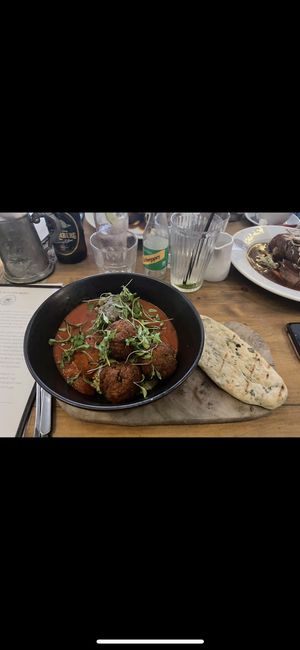 Falafel dish at The Sun in Carshalton