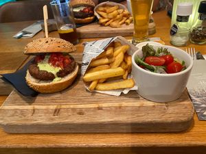  Vegan burger at Grandcafé Hemels in Amersfoort