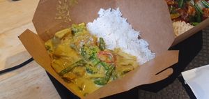 Thai green curry with tofu at Camile in Dublin