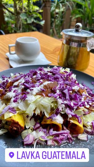 Flautas and shakti   at Lavka in Guatemala City