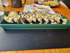 Sushi at Lavka in Guatemala City