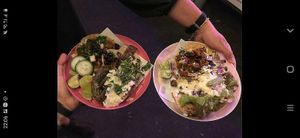 Best vegab cheese and pork meat at Gracias Madre in Mexico City