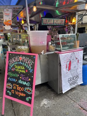 Great place to dine outdoors  at Gracias Madre in Mexico City