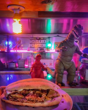 Torta no bacalao at Gracias Madre in Mexico City