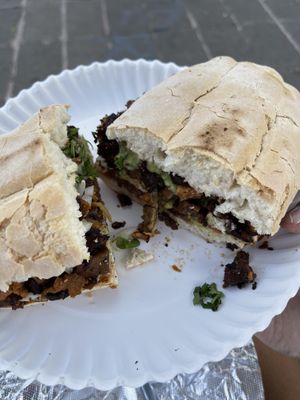 Torta gracias madre   at Gracias Madre in Mexico City