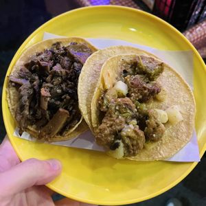More tacos, I was full but couldn’t stop  at Gracias Madre in Mexico City