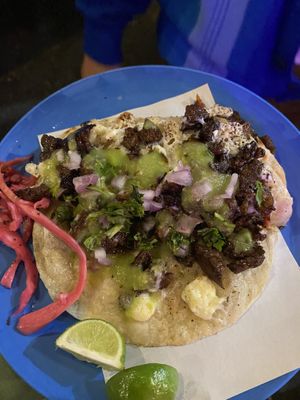 gringa de arrachera 10/10 😻  at Gracias Madre in Mexico City