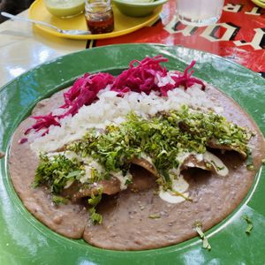 From the rotating menu at the sit down restaurant  at Gracias Madre in Mexico City