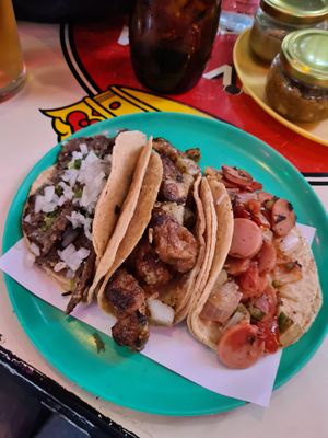 Tacos at Gracias Madre in Mexico City
