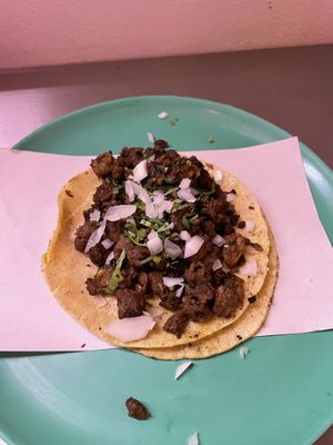Taco de suadero  at Gracias Madre in Mexico City