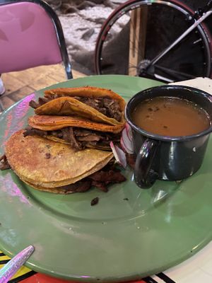Birria  at Gracias Madre in Mexico City