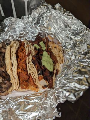 Got an order to go, looks much better ordered there at Gracias Madre in Mexico City