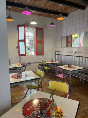 Inside  at Gracias Madre in Mexico City