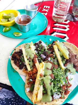 Tacos at Gracias Madre in Mexico City