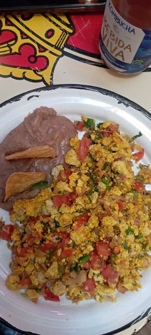 Tofu a la Mexicana at Gracias Madre in Mexico City