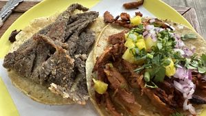 Tacos  at Gracias Madre in Mexico City