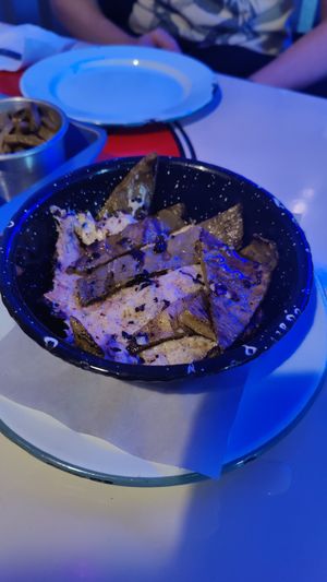 nopales asados con queso gratinado at Gracias Madre in Mexico City