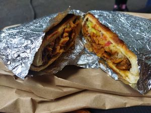 Torta GM at Gracias Madre in Mexico City