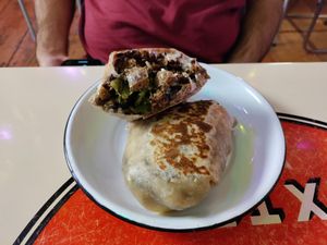 Excellent burrito! at Gracias Madre in Mexico City