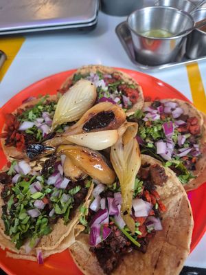 Tacos campechanos  at Gracias Madre in Mexico City