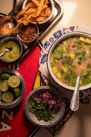 Consome  at Gracias Madre in Mexico City