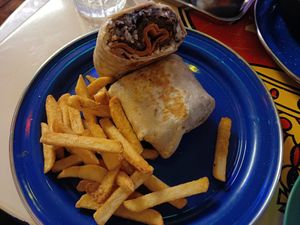 Burrito ramon at Gracias Madre in Mexico City