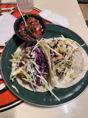 Baja tacos  at Gracias Madre in Mexico City