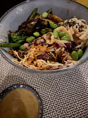 Asian bowl at Drift Bar in Santa Teresa