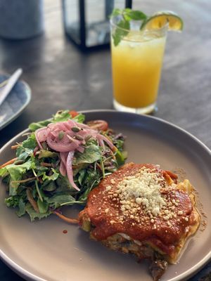 Lasaña  at Drift Bar in Santa Teresa