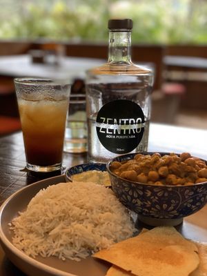 Curry Vegano at Drift Bar in Santa Teresa