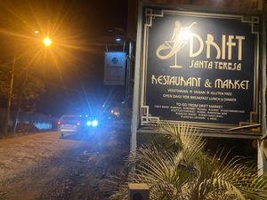 Street  at Drift Bar in Santa Teresa