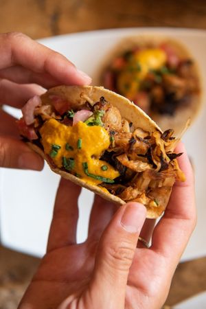 Vegan Pulled Pork Tacos
(Jackfruit) at Drift Bar in Santa Teresa