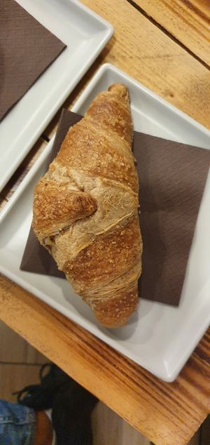 Vegan croissant at Sweet Coffee Beans in Bari
