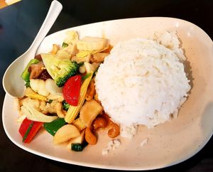 Vegan food at Good Taste Vegetarian - MBK in Bangkok