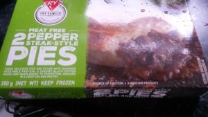Pepper steak style pies  at Alternative Stores - Online store in North Shields
