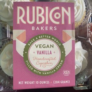 Rubicon Vegan Cupcakes 🧁 with Cream Inside 😋  at Whole Foods Market in Fresno