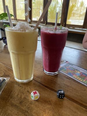 Coco tropica and beetroot tropica  at The Hideout in Unawatuna