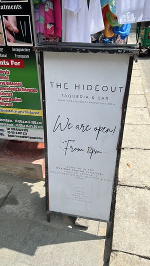 Outside   at The Hideout in Unawatuna