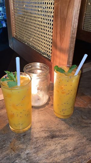 Maracuja and ginger beer   at The Hideout in Unawatuna