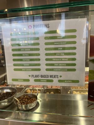 They only had meatball during our visit but it was separate from other meats and good  at Pieology - Tamuning in Guam