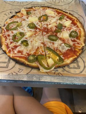 Jalapeño pineapple   at Pieology - Dededo in Guam
