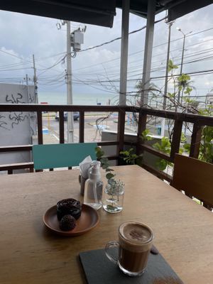A vista da praia  at Casa de Nara in Joao Pessoa