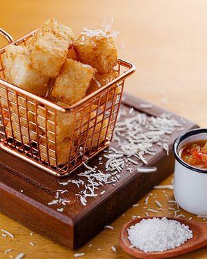 dadinho de tapioca at Casa de Nara in Joao Pessoa