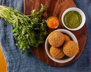 Arancini de rubacão at Casa de Nara in Joao Pessoa