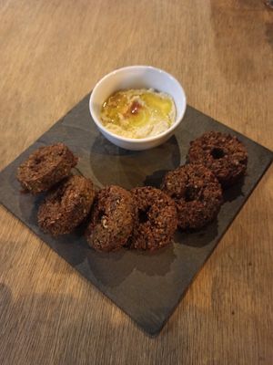 Falafel at Casa de Nara in Joao Pessoa