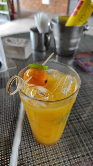 Delicia de drink de seriguela, maracujá e manjericão ❤️ at Casa de Nara in Joao Pessoa