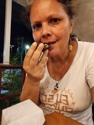 Ovo de chocolate com recheio de maracujá e frutas vermelhas 🥰 at Casa de Nara in Joao Pessoa